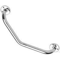 135° angled grab bar, Chrome and nickel-plated Brass, 400 x 400 mm, Ø 25 mm