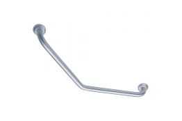 135° angled grab bar, Brushed Stainless steel, 265 x 265 mm, Ø 30 mm