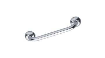 Straight grab bar, 300 mm, Chrome and nickel-plated Brass, Ø 25 mm