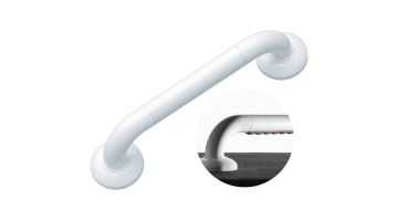 ERGOSOFT straight grab bar, 300 mm, White Polyalu, Ø 33 mm