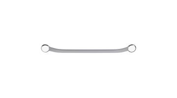 Barre droite monopoutre, 700 mm, Inox, Ø 25 mm, Gris Toucher Soft