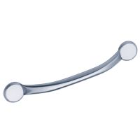 One piece grab bar, 435 mm, Brushed Stainless steel, 435 mm, Ø 25 mm