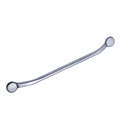 One piece grab bar, 705 mm, Brushed Stainless steel, 705 mm, Ø 25 mm