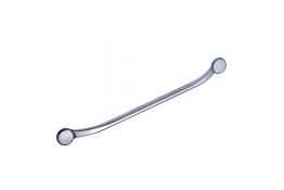 One piece grab bar, 705 mm, Brushed Stainless steel, 705 mm, Ø 25 mm