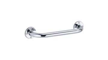 Straight grab bar, 300 mm, Chrome and nickel-plated Brass, Ø 25 mm