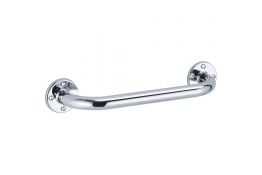 Straight grab bar, 300 mm, Chrome and nickel-plated Brass, Ø 25 mm