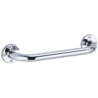 Straight grab bar, 300 mm, Chrome and nickel-plated Brass, Ø 25 mm