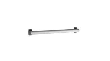 Barre droite 600 mm Design15®, Aluminium Epoxy Gris mat et Anthracite - GAMME POUR LA DOUCHE