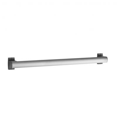 Barre droite 600 mm Design15®, Aluminium Epoxy Gris mat et Anthracite - GAMME POUR LA DOUCHE