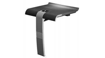 Design15 shower seat, Anthracite grey & Mat grey