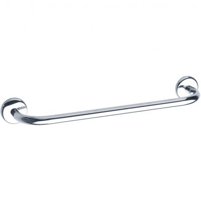 Single towel rail, 404 mm, Chrome-plated Steel