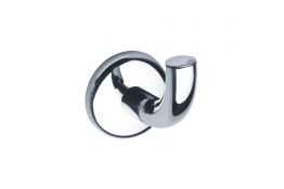 Single robe hook, Chrome-plated Steel