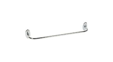 Single towel rail, 520 x 70 x 90 cm, Chrome-plated Steel, Ø 12 mm