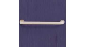 Single towel rail, White ABS, 450 x 40 x 70 mm