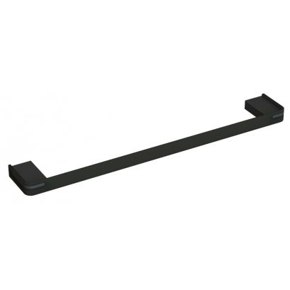 Porte-serviettes 1 branche Alur, Aluminium epoxy noir mat