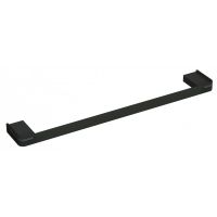 Porte-serviettes 1 branche Alur, Aluminium epoxy noir mat