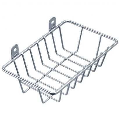 Soap basket, Chrome-plated Steel, 150 x 100 x 37 mm