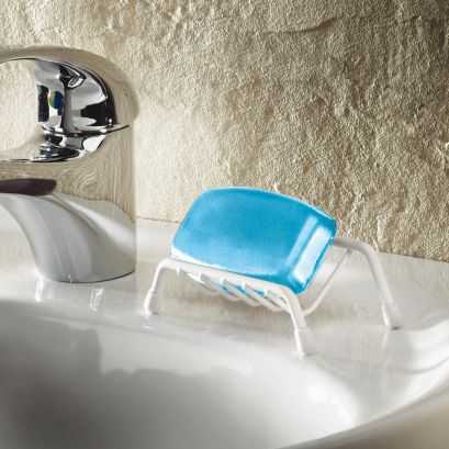 "Standaard" Zeephouder, Wit epoxy staal
