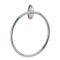 Towel ring, 200 x 80 mm, Chrome-plated Steel, Ø 12 mm