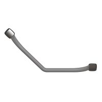 Barre coudée 135° 33x33 cm gris Mana