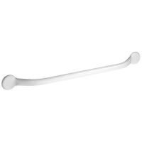 One-piece grab bar, 700 mm, White Epoxy-coated Steel, 700 mm, Ø 25 mm