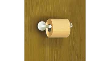 Toilet roll holder, White Epoxy-coated Steel