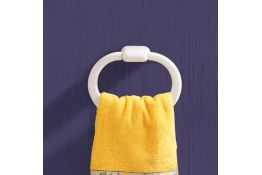 Towel ring, White ABS, 260 x 190 x 60 mm